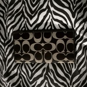 Coach checkbook holder